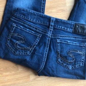 Silver Suki Dark Wash Slim Boot Jean